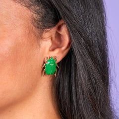 Coucou Suzette Earrings Beetle