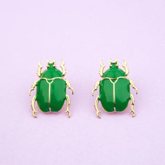 Coucou Suzette Earrings Beetle