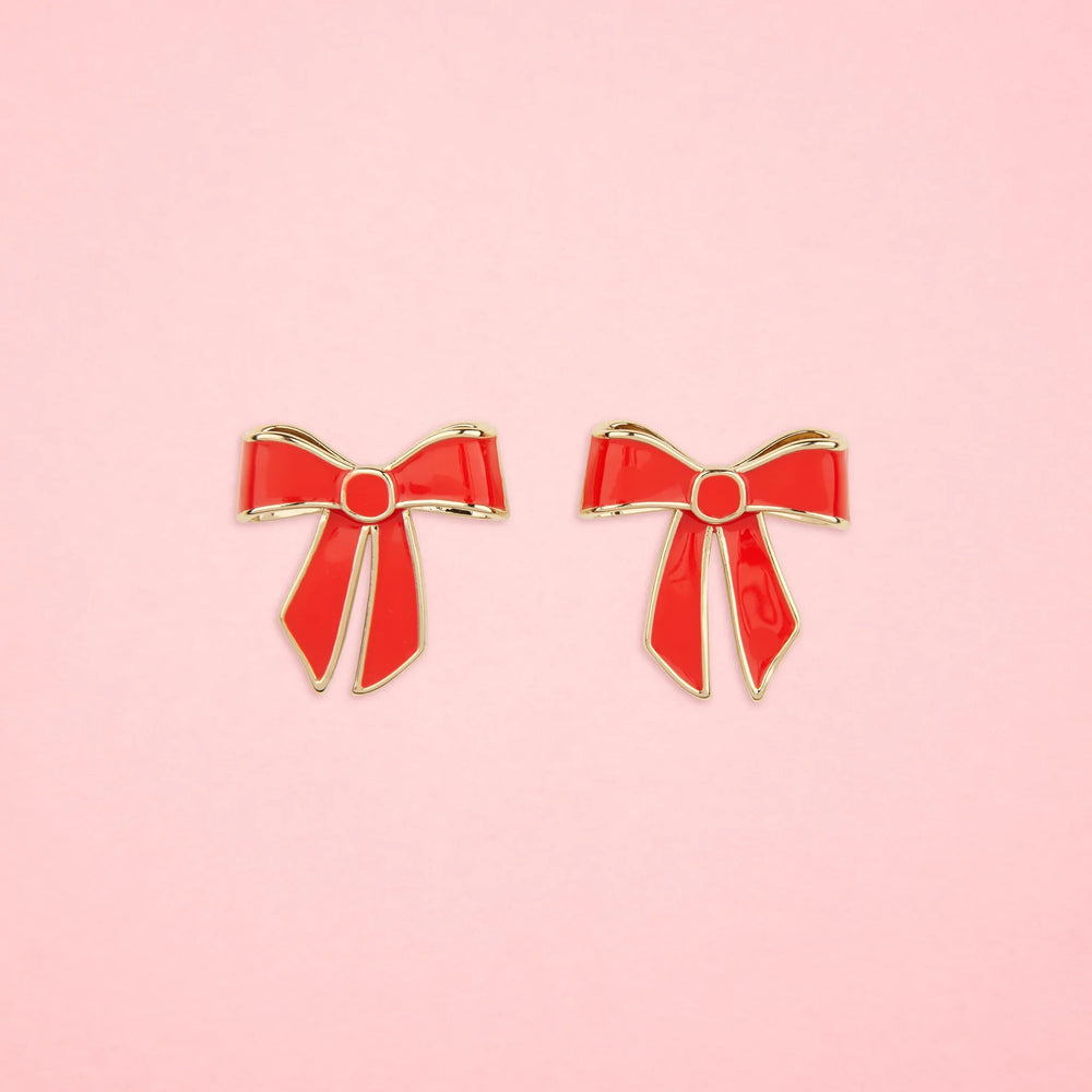 Coucou Suzette Naušnice Bow