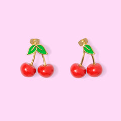 Coucou Suzette Naušnice Cherry