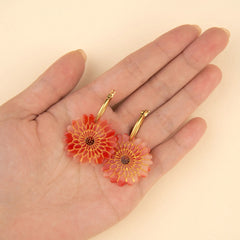 Coucou Suzette Naušnice Dahlia