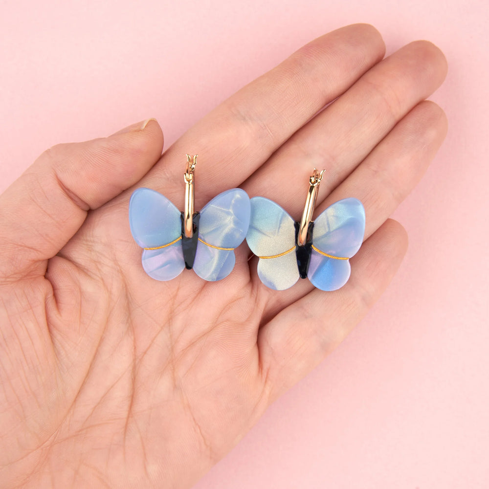 mini kopča Lavender Butterfly | SHARENO