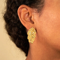 Coucou Suzette Leaf Earrings