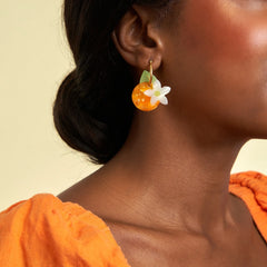 Coucou Suzette Naušnice Orange Blossom