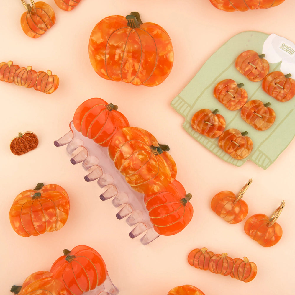 Coucou Suzette Naušnice Pumpkin - s ostalim proizvodima iz kolekcije