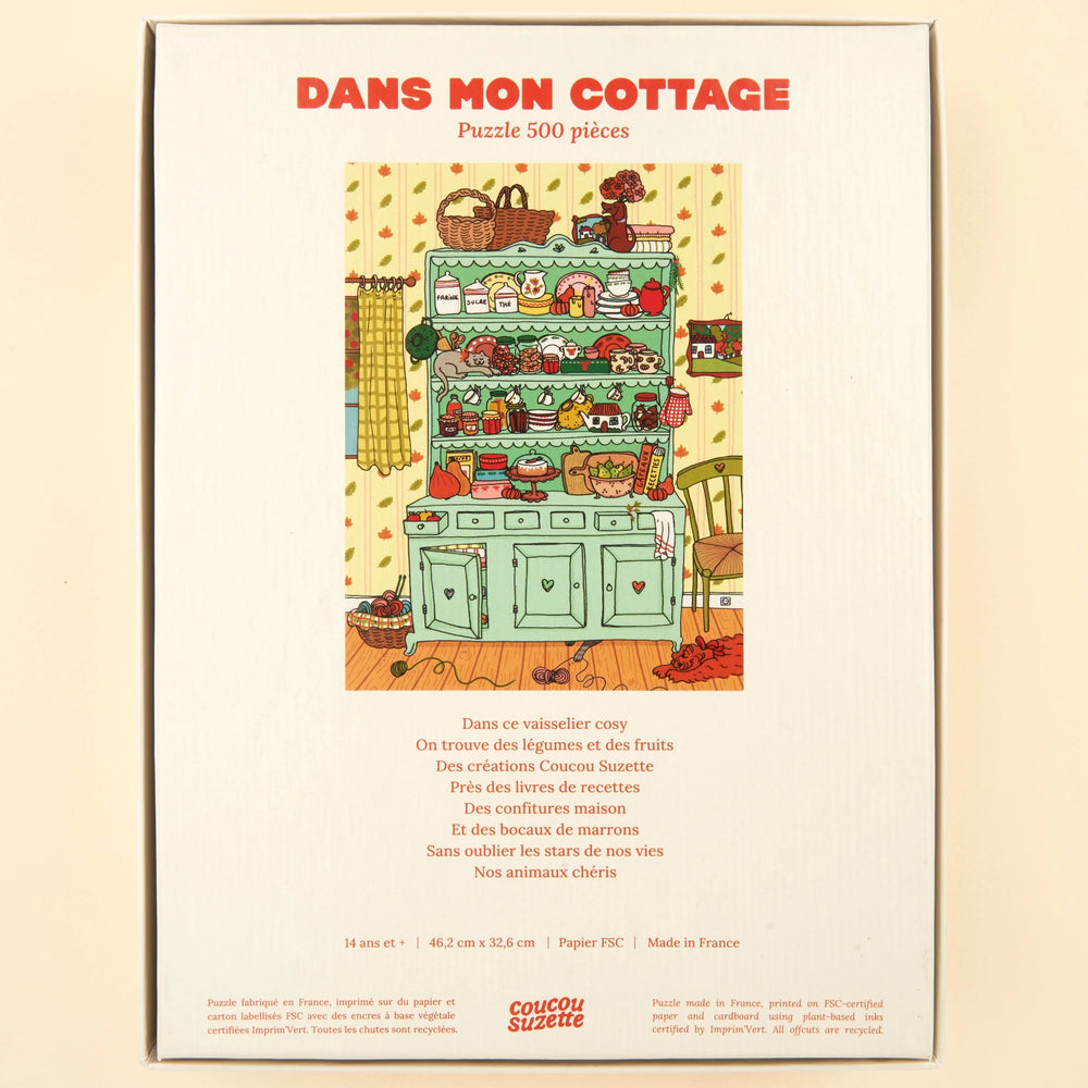 Coucou Suzette Puzzle In my cottage - 500 kom - stražnja strana