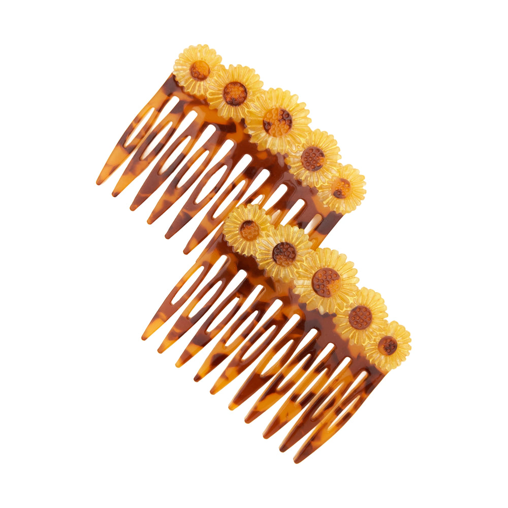 Coucou Suzette Set češljića za kosu Sunflower - 2 kom