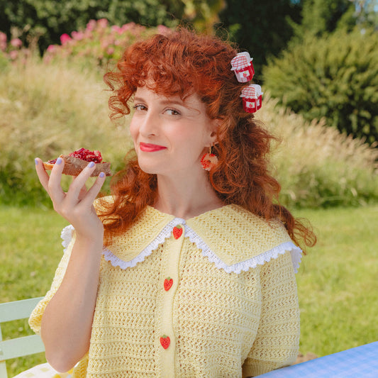 Coucou Suzette Button Set - Strawberry 