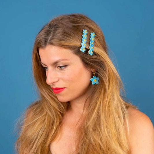 Coucou Suzette Hair clip Forget me not