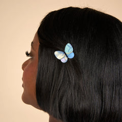 Coucou Suzette Španga za kosu Lavender Butterfly na modelu