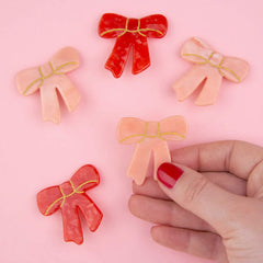 Coucou Suzette Pink Bow Hair Clip