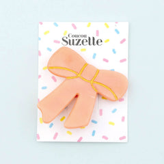 Coucou Suzette Pink Bow Hair Clip