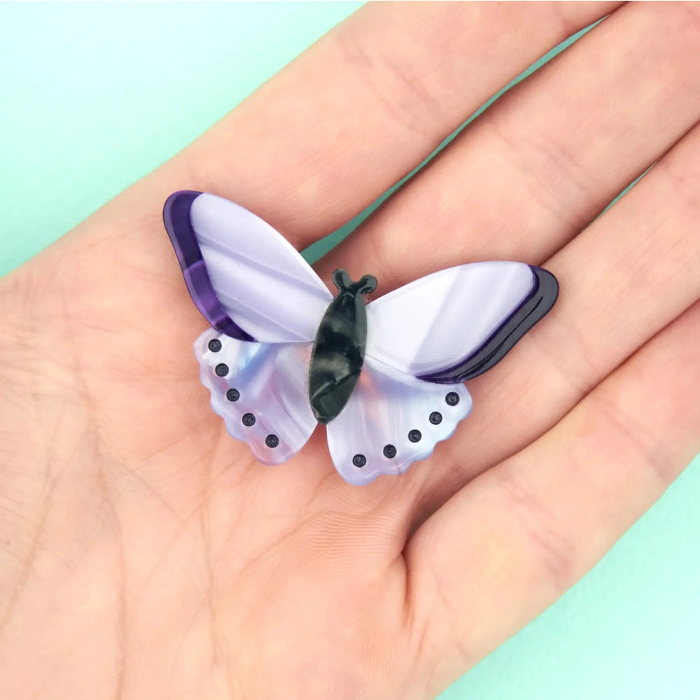 Coucou Suzette Španga za kosu Purple Butterfly