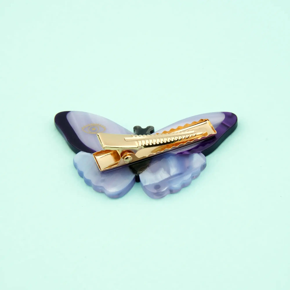Coucou Suzette Španga za kosu Purple Butterfly