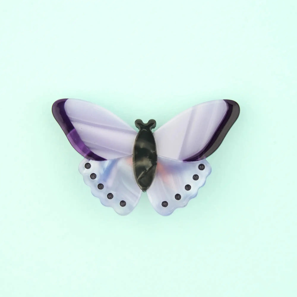 Coucou Suzette Španga za kosu Purple Butterfly