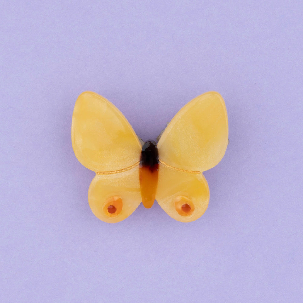 Coucou Suzette Španga za kosu Yellow Butterfly - iz drugog kuta