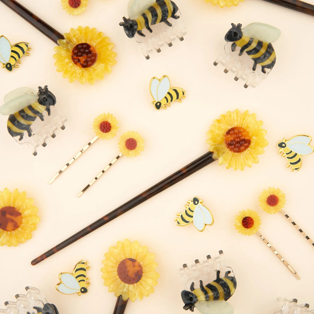 Coucou Suzette štapić za kosu Sunflower - celulozni acetat