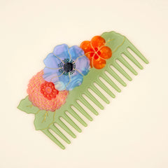 Češalj za kosu Flower Bouquet - detalj cvjetova