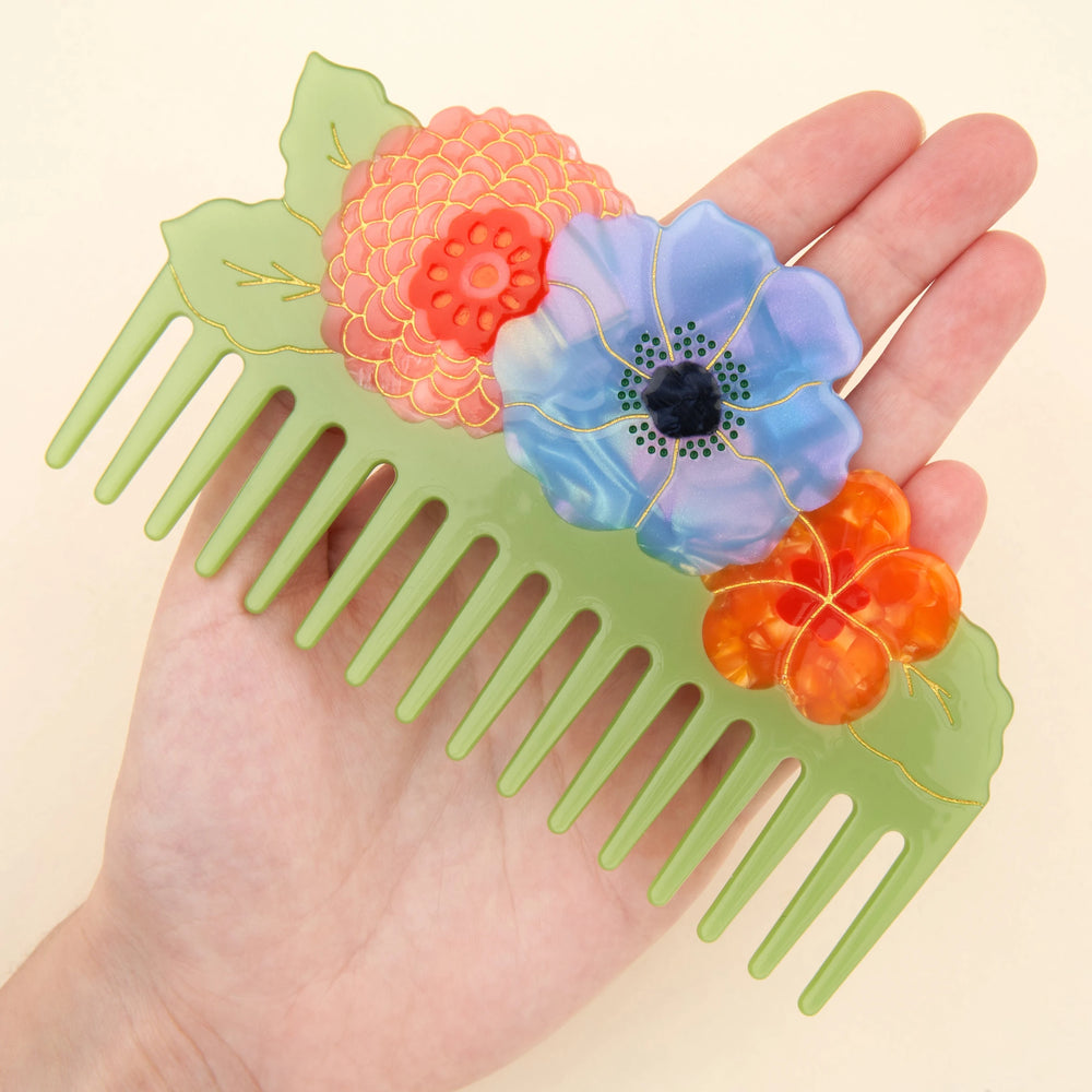 Češalj za kosu Flower Bouquet - raščešljavanje