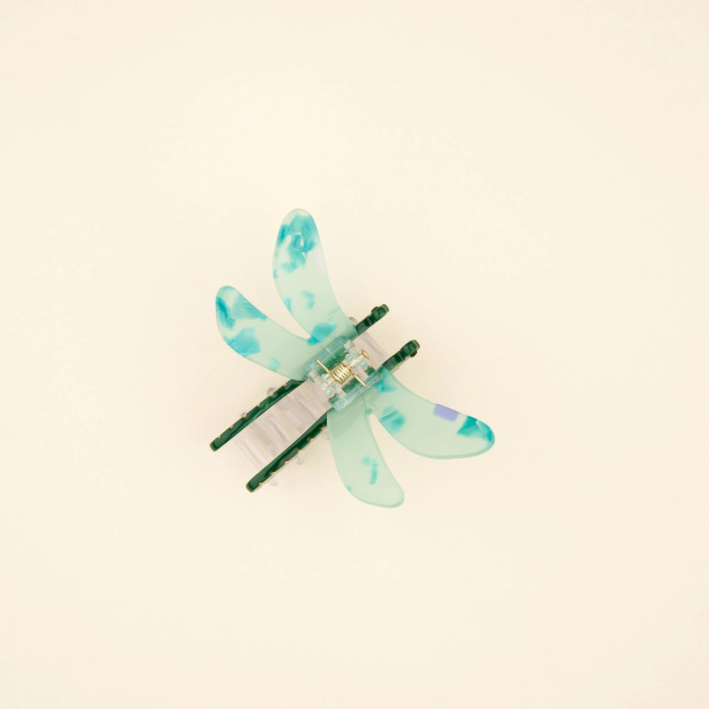 Kopča za kosu Green Dragonfly - zakvačeno na torbu