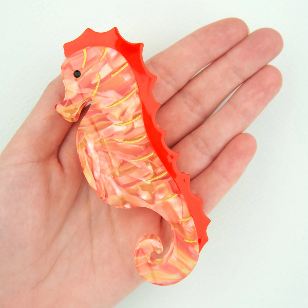 Coucou Suzette Kopča za kosu Seahorse - detalj izrade