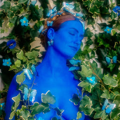 Coucou Suzette Mini kopča za kosu Blue Butterfly