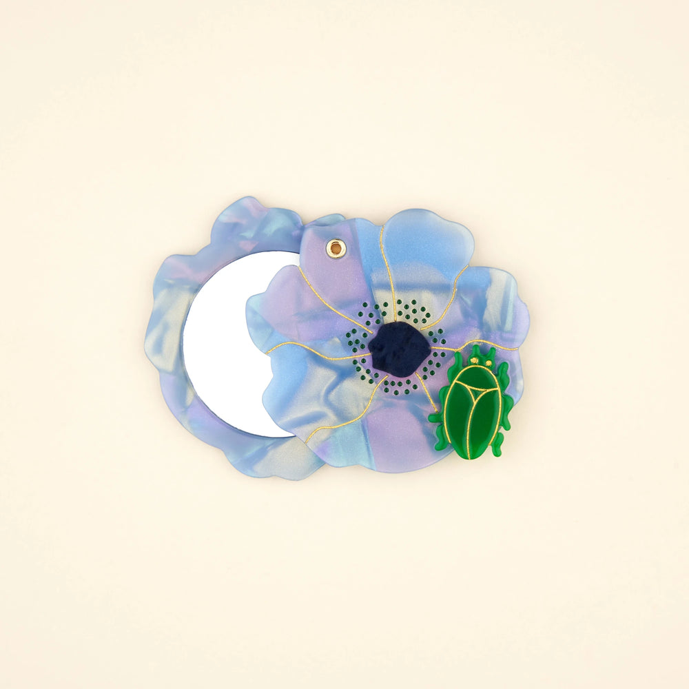 Ogledalo Blue Flower - prikaz izbliza