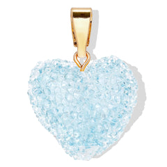 Crystal Haze Jelly Heart privjesak - Baby Blue