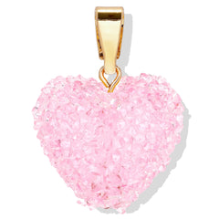 Crystal Haze Jelly Heart privjesak - Baby Pink