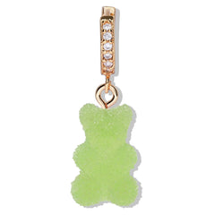 Crystal Haze Nostalgia bear Fizzy earring - Sour Apple