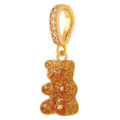 Crystal Haze Nostalgia bear Pave privjesak -  24K