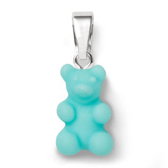 Crystal Haze Nostalgia bear pendant - Havana silver