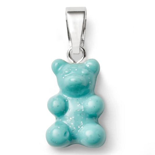 Crystal Haze Nostalgia bear privjesak - Baby Shark srebrni