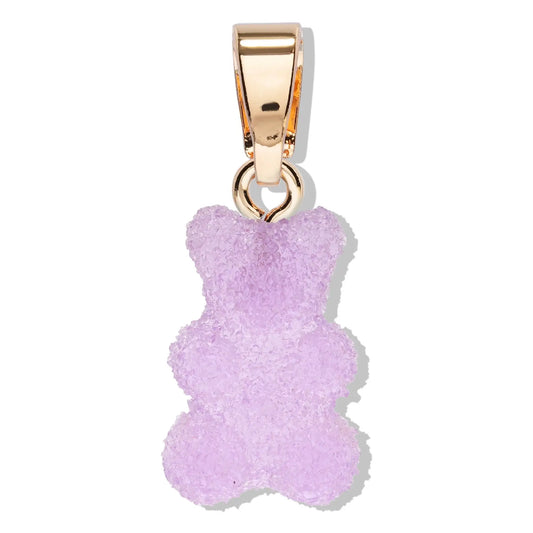 Crystal Haze Nostalgia bear Fizzy pendant - Grape