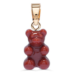 Crystal Haze Nostalgia bear pendant - Toffee