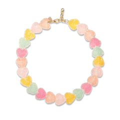 Crystal Haze Ogrlica Candy Pastel Jelly Heart