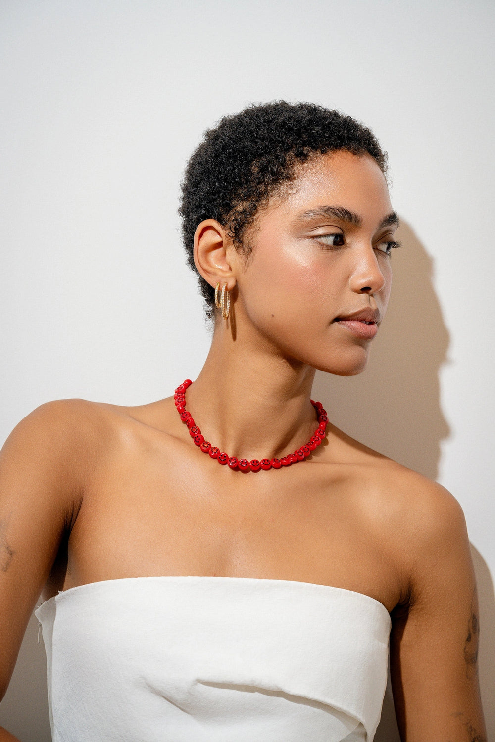 Crystal Haze Molly Corazon Necklace - on a model
