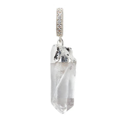 Crystal Haze Pendant Rock Crystal Silver