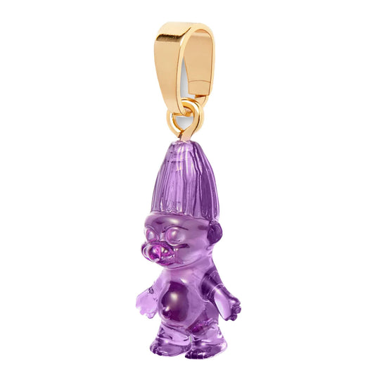 Crystal Haze Norwegian Lucky Troll privjesak -  Plum