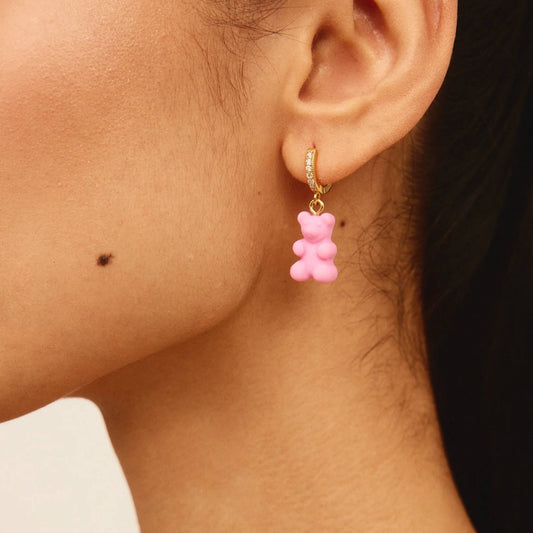 Crystal Haze Nostalgia Bear Earring - Elle Woods