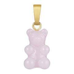 Crystal Haze Nostalgia bear pendant - Lavender