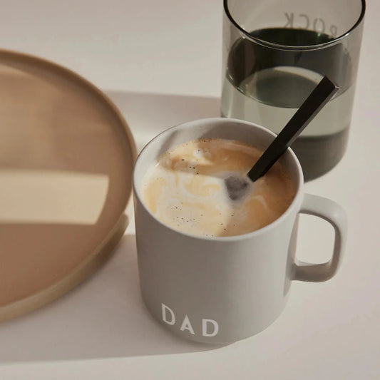 Design Letters Mug - Dad grey