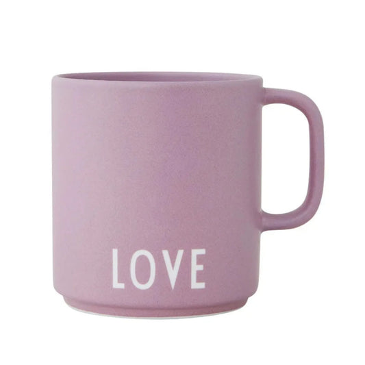 Design Letters Mug - Love lilac