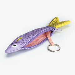 Don Fisher Cardenal key chain/purse - lilac