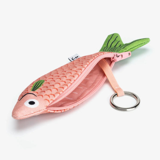 Don Fisher Cardenal key chain/purse - pink