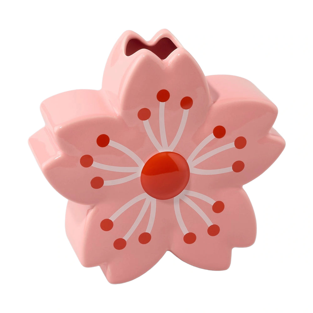 Fluid Market Cherry Blossom Ceramic Vase