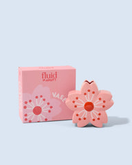 Fluid Market Cherry Blossom Ceramic Vase - in its packaging