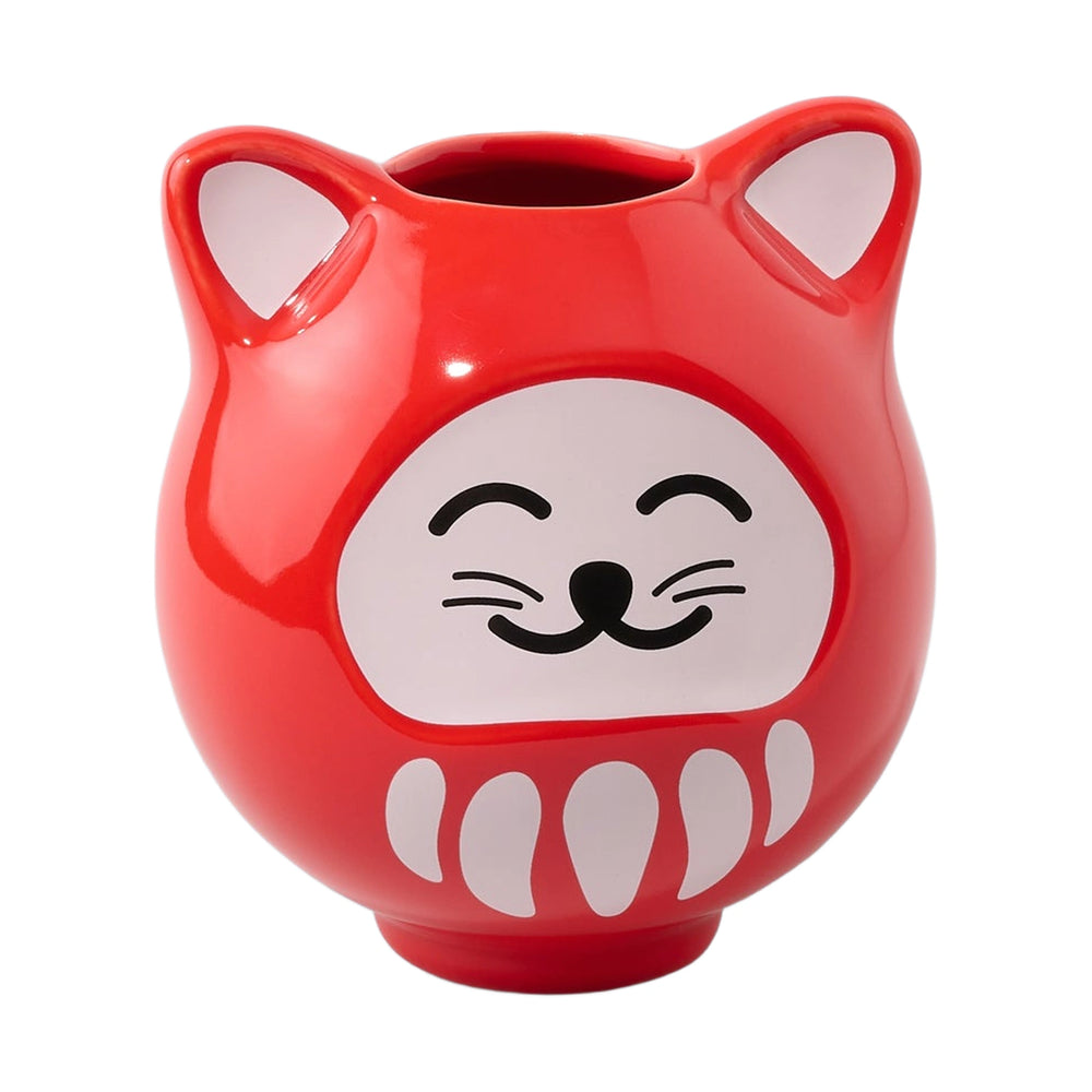 Fluid Market Daruma Ceramic Vase