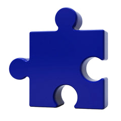 Fluid Market Keramička vaza Puzzle blue