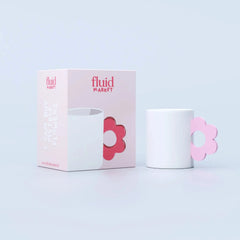 Fluid Market Pink Flower Mug